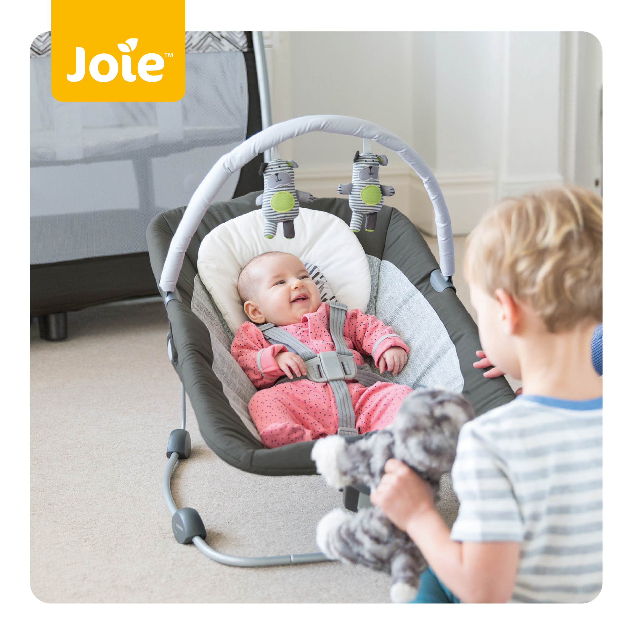 JOIE เปลนอนเด็ก รุ่น Playard Excursion Change & Bounce